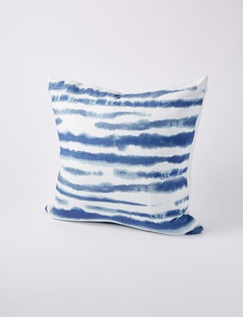 M&Co Tides Cushion, Blue & White product photo