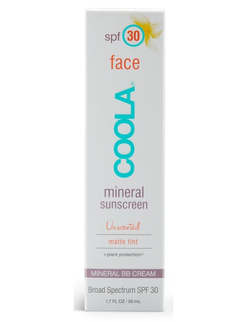 COOLA Mineral Face Matte SPF30 unscented tinted sunscreen, 50ml product photo View 03 L