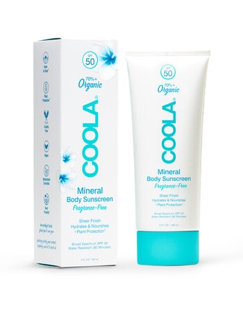 COOLA Mineral Body Sunscreen Lotion SPF50, Fragrance Free, 148ml product photo