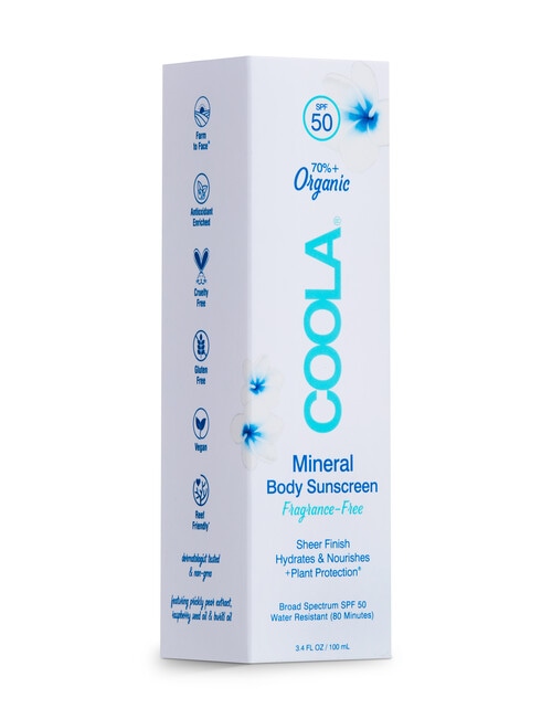 COOLA Mineral Body Sunscreen Lotion SPF50, Fragrance Free, 148ml product photo View 03 L