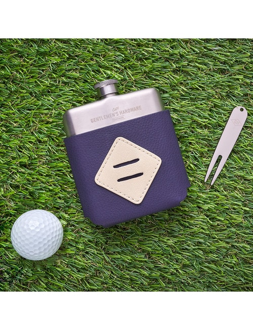 Gentlemen's Hardware Golfers Hip Flask & Divot Tool product photo View 02 L