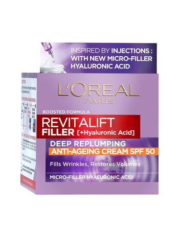 L'Oreal Paris Revitalift Filler SPF 50 Day Cream, 50ml product photo
