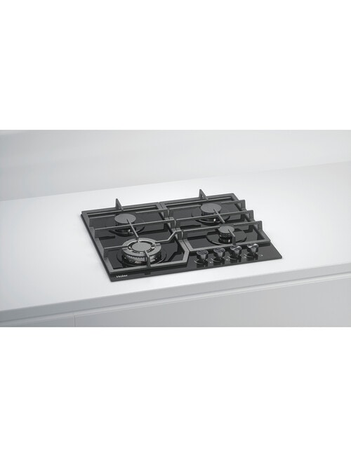 Haier Gas on Glass Cooktop, Black, HCG604WFCG3 product photo View 02 L