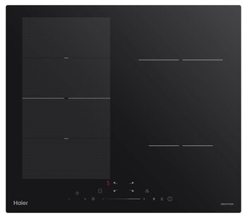 Haier 4-Zone Induction Cooktop with Flexi Zone, Black, HCI604FTB3 product photo