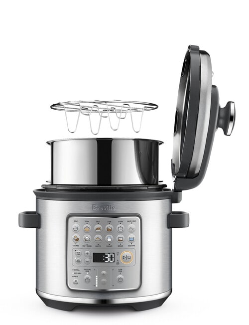 Breville The Fast Slow Go Pressure Cooker, BPR680BSS product photo View 02 L