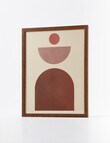 M&Co Adobe Shapes Canvas Wall Art product photo