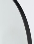 M&Co Round Metal Mirror, Black product photo View 02 S