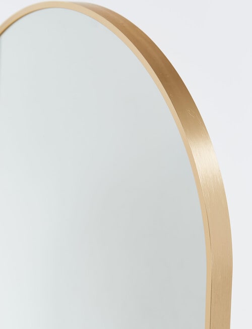M&Co Pill Metal Mirror, Brass product photo View 02 L