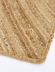 M&Co Jute Box Weave Rug, 240x330cm product photo View 02 S