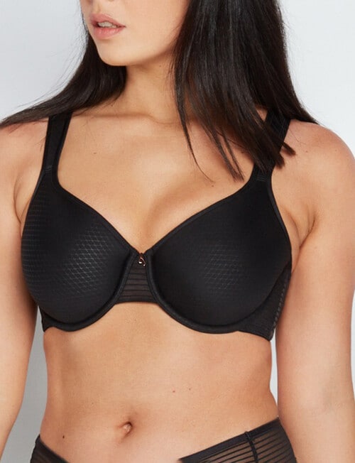 Fayreform Perfect Lines Contour Bra, Black, D-G product photo