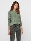 Vero Moda Doffy Long Sleeve Blouse, Laurel Wreath product photo