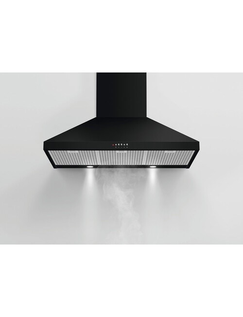 Fisher & Paykel Wall Pyramid Chimney Rangehood, Black, HC90PCB1 product photo View 03 L
