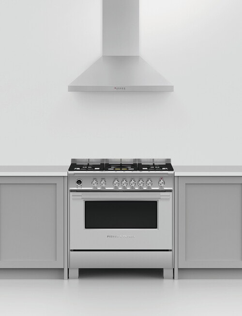 Fisher & Paykel Wall Pyramid Chimney Rangehood, Stainless Steel, HC90PCX1 product photo View 04 L