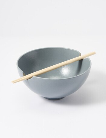 Salt&Pepper Ikana Bowl with Chopsticks, 16.5cm, Iron product photo