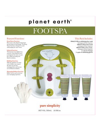 Planet Earth Foot Spa Set product photo