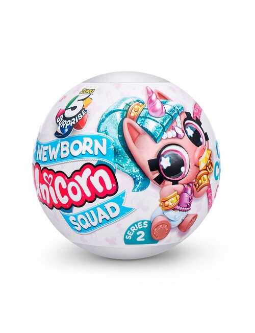 5 Surprise Squad New-Born Unicorn Mystery Collectible Capsule, Series 5, Assorted product photo