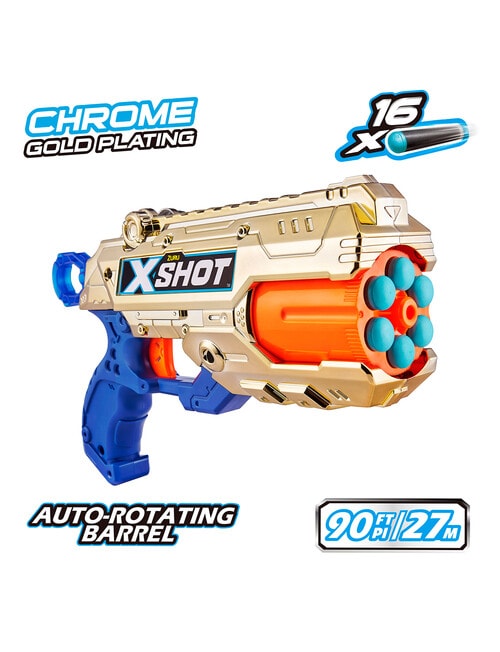 X-Shot Reflex 6 Golden With 16 Darts product photo View 04 L