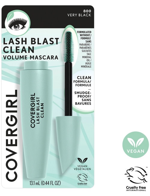 COVERGIRL LashBlast Clean Volume Mascara, #800 Very Black product photo View 05 L
