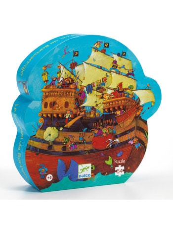 Puzzles Djeco Barbarossa's Boat Silhouette, 54-Piece product photo