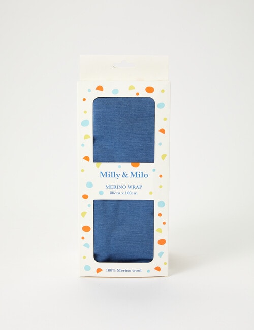 Milly & Milo Merino Wrap, Slate product photo View 02 L