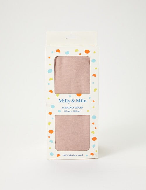Milly & Milo Merino Wrap, Misty Rose product photo View 02 L