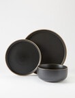 Salt&Pepper Hana Dinner Set, 12-Piece, Black product photo