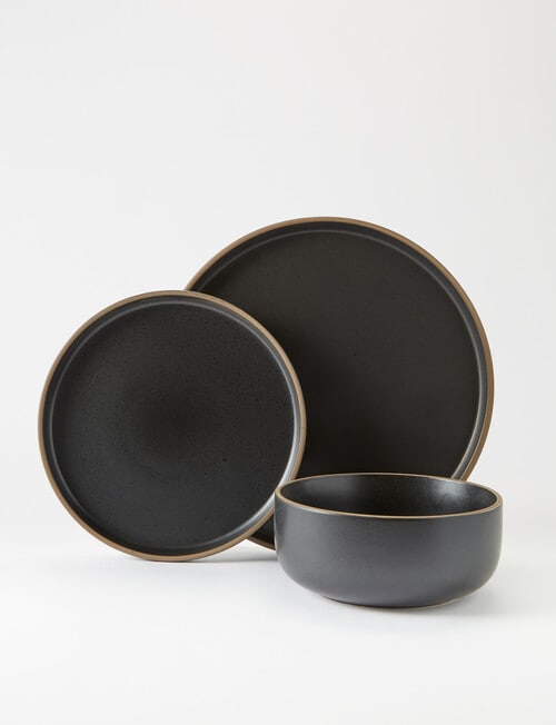 Salt&Pepper Hana Dinner Set, 12-Piece, Black product photo