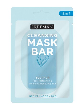 Freeman Cleansing Mask Bar, Pore Cleansing, Sulphur, 70g product photo