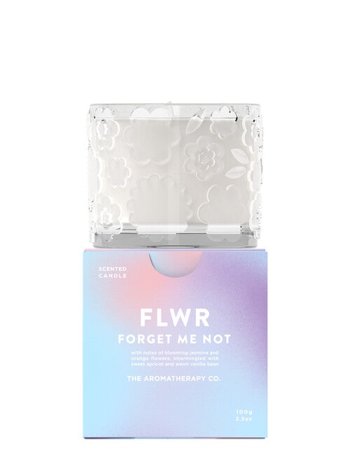 The Aromatherapy Co. FLWR Candle 100g, Forget Me Not product photo