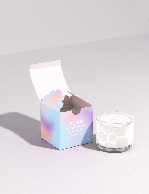 The Aromatherapy Co. FLWR Candle 100g, Forget Me Not product photo View 03 L