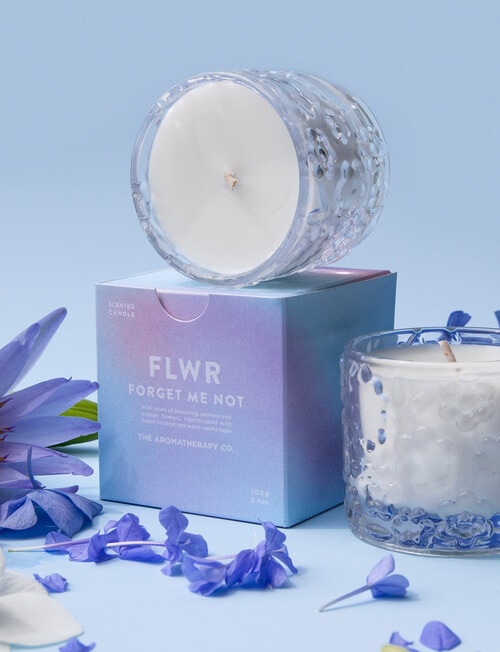 The Aromatherapy Co. FLWR Candle 100g, Forget Me Not product photo View 05 L