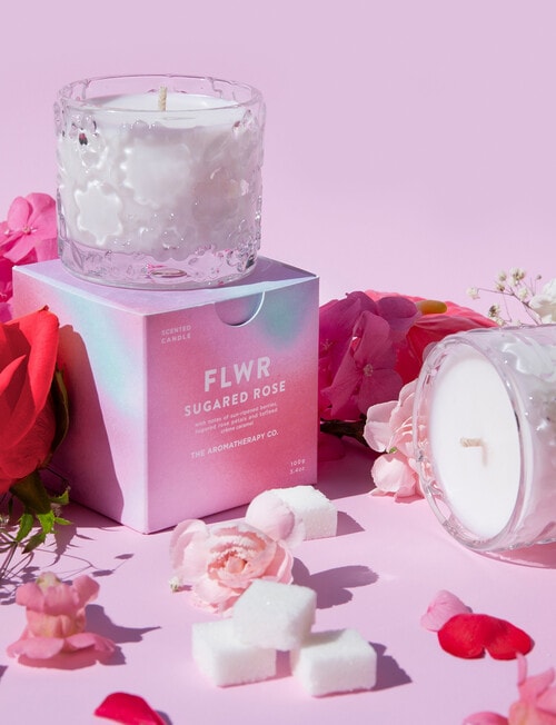 The Aromatherapy Co. FLWR Candle 100g, Sugared Rose product photo View 05 L