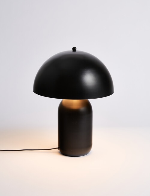 Salt&Pepper Willwood Table Lamp, Black product photo View 02 L