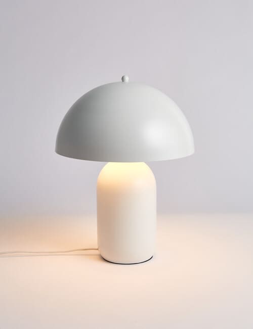 Salt&Pepper Willwood Table Lamp, White product photo View 02 L