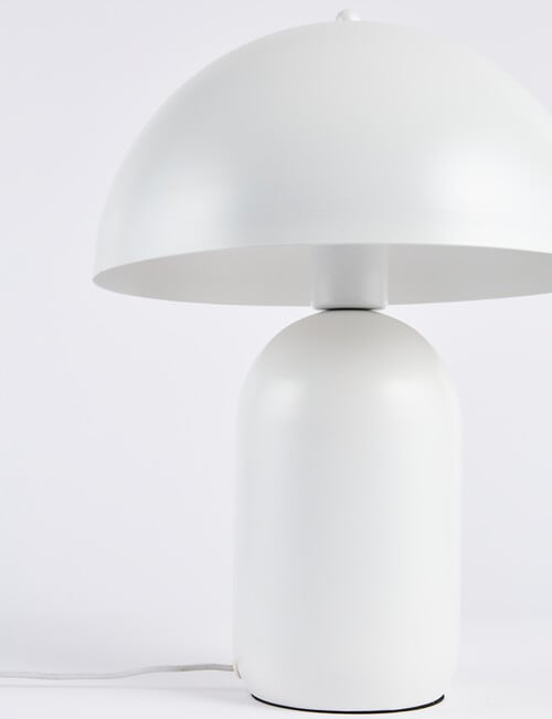 Salt&Pepper Willwood Table Lamp, White product photo View 03 L