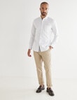 L+L Oxford Contrast Long-Sleeve Shirt, White product photo View 03 S