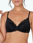 Bendon Embrace Contour Bra, Black, A-DD product photo