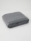 Teeny Weeny Wool Thermacell Cot Blanket, Grey product photo View 02 S