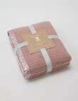 Teeny Weeny Wool Thermacell Cot Blanket, Blush product photo
