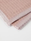 Teeny Weeny Wool Thermacell Cot Blanket, Blush product photo View 03 S