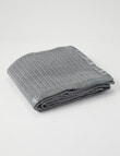 Teeny Weeny Wool Thermacell Bassinet Blanket, Grey product photo View 02 S