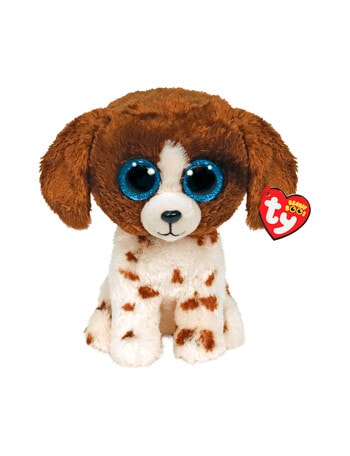 Ty Beanies Boo Muddles Brown & White Dog product photo