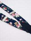 Laidlaw + Leeds Floral Braces, Navy product photo View 03 S