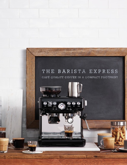 Breville Barista Express Coffee Machine, Black Sesame, BES870BKS product photo View 02 L