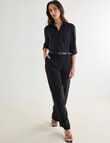 Oliver Black Long Sleeve Roll-Up Blouse, Black product photo View 03 S
