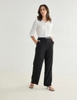 Oliver Black Long Sleeve Roll-Up Blouse, Ivory product photo View 03 S