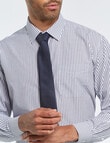 Chisel Mid Stripe Long Sleeve Shirt, Navy product photo View 04 S