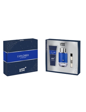 Montblanc Explorer Ultra Blue EDP 100ml Trio Set product photo
