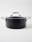 Cuisine::pro Diamond 9 Hard Anodised Casserole, 24cm product photo View 02 S