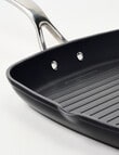 Cuisine::pro Diamond 9 Hard Anodised Griddle Pan, 28cm product photo View 02 S